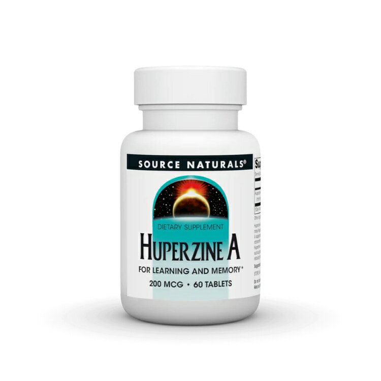 ソースナチュラルズ フペルジンA 200mcg 60粒 Source Naturals Huperzine A 200 mcg 60 Tablet 【お取り寄せ商品】【合わせて買いたい】