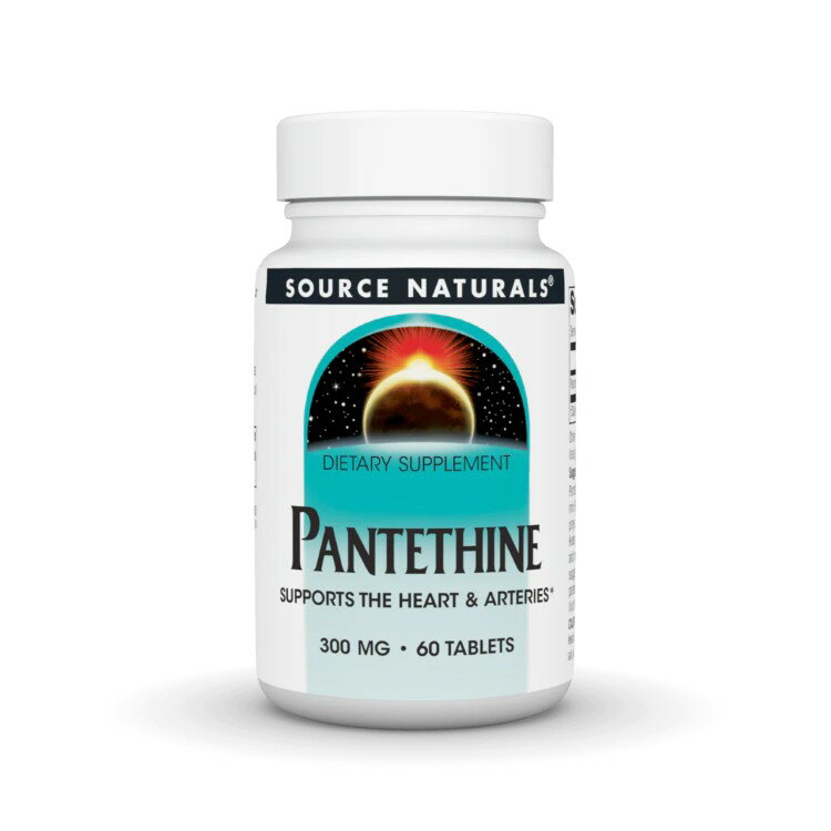 ソースナチュラルズ パンテチン 300mg 60粒 Source Naturals Pantethine 300 mg 60 Tablet 【お取り寄せ商品】【合わせて買いたい】