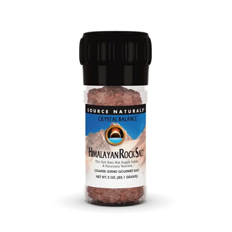 ソースナチュラルズ クリスタルバランス ヒマラヤンロックソルト 荒粒タイプ 85g Source Naturals Crystal Balance・Himalayan Rock Salt Coarse Grind 3 oz. Crystals 【お取り寄せ商品】【合わせて買いたい】