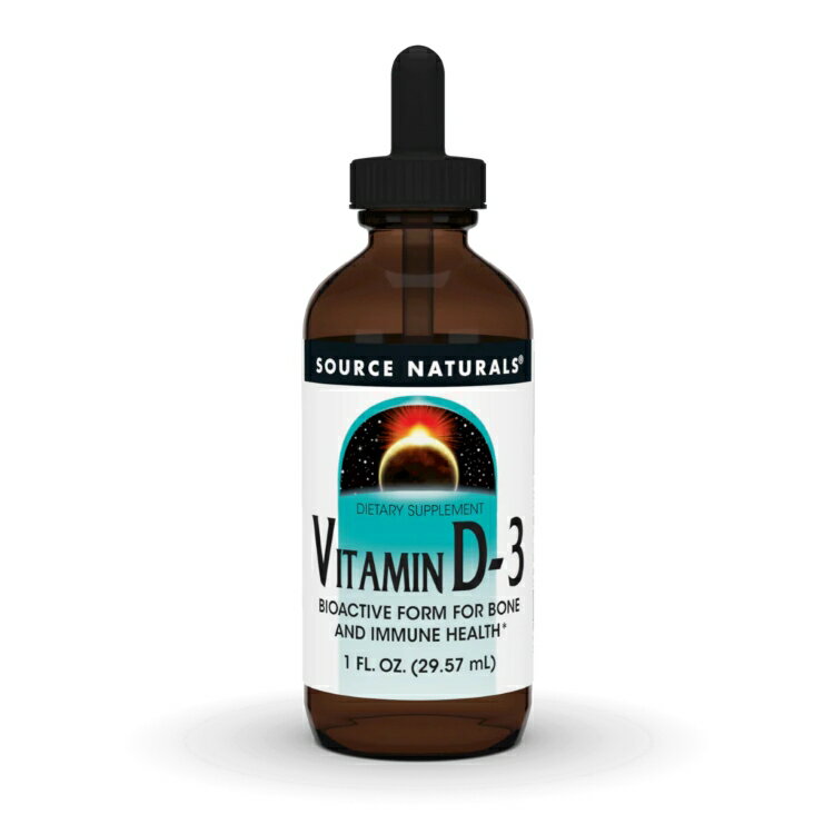 ソースナチュラルズ ビタミンD3 リキッド 30mL Source Naturals Vitamin D-3 1 fl. oz. Liquid 【お取り寄せ商品】【合わせて買いたい】