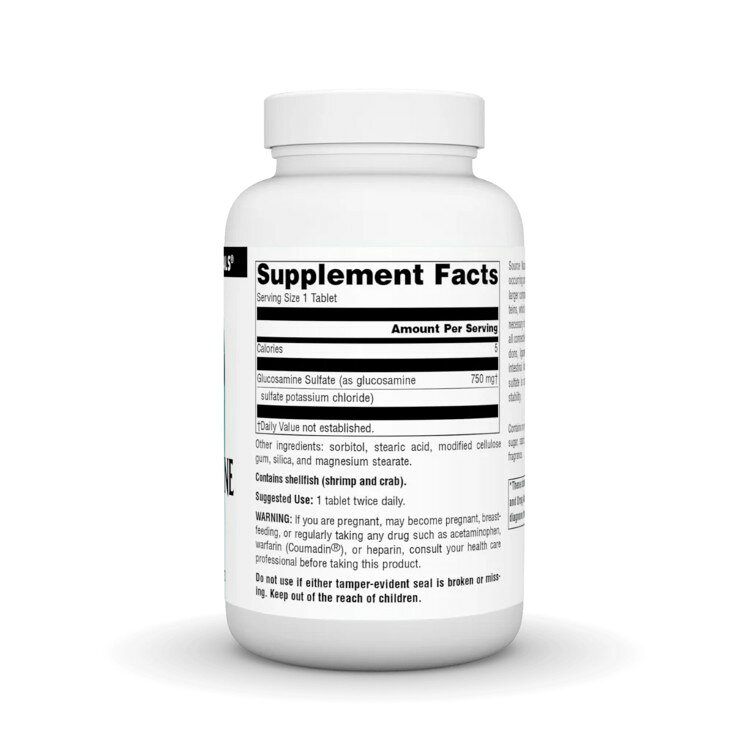 ソースナチュラルズ グルコサミン硫酸塩 750mg 120粒 Source Naturals Glucosamine...