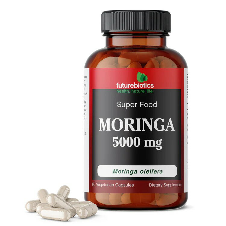 フューチャーバイオティクス モリンガ 5000mg 60ベジカプセル FUTUREBIOTICS Moringa 5000 mg 60 CAPVEGI 【お取り寄せ商品】