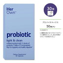 【今だけ半額】ハーオウン プロバイオティクス 50億CFU 30粒 カプセル Her Own Probiotic Capsule 11種類 菌株 ラクトバチルス...