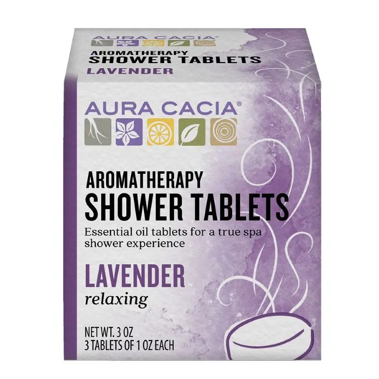 オーラカシア シャワータブレット リラクシング ラベンダー 3パック AURA CACIA Shower Tablets Relaxing Lavender 3 PKT 【お取り寄せ商品】
