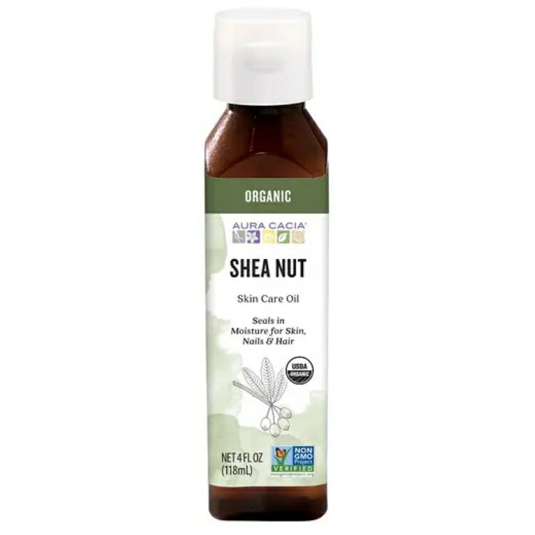 オーラカシア オーガニック シアナッツオイル 113g AURA CACIA Shea Nut Oil Certified Organic. 4 OUNCE 【お取り寄せ商品】