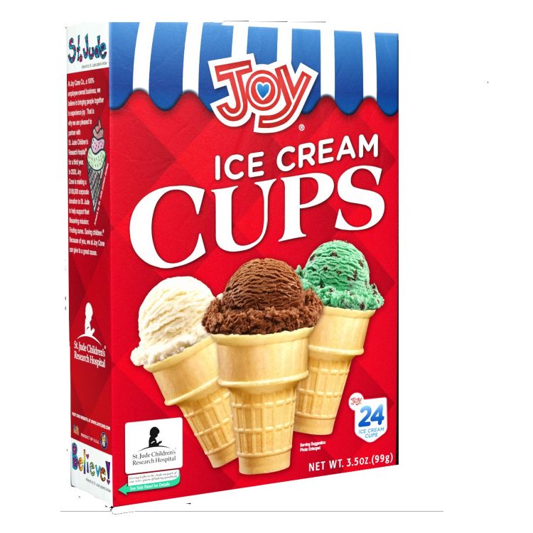 ジョイ アイスクリームカップ 24個入り Joy Ice Cream Cups, 3.5 oz., 24 Count 【お取り寄せ商品】