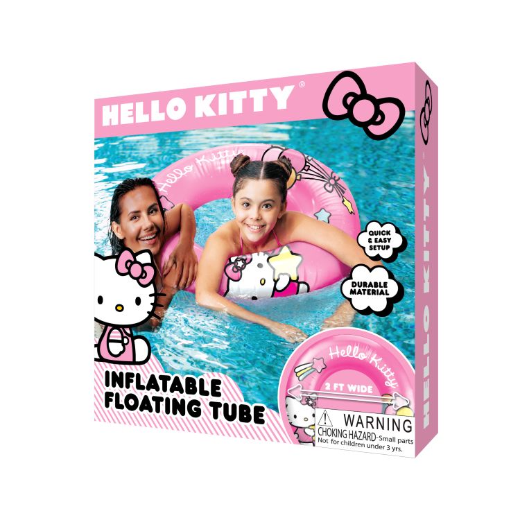 Rakuten - 【ポイントUP★1日-11日2時】ハローキティ 3リングプールフロート 浮き輪 Hello Kitty 3 Ring Float 【お取り寄せ商品】