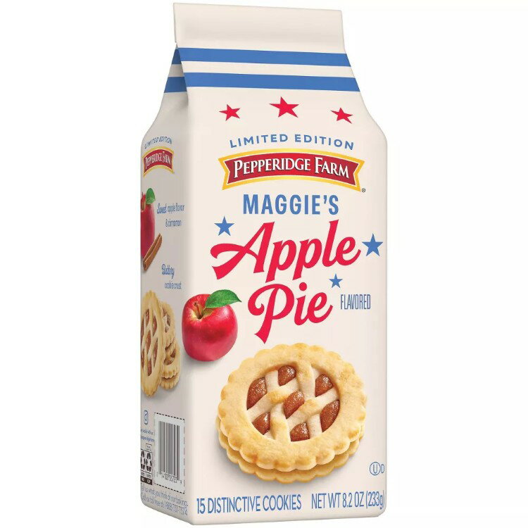 [限定版]ペパリッジファーム マギーズ アップルパイクッキー 15枚入り 233g Pepperidge Farm Maggie's Apple Pie Cookies, 8.2 oz 【お取り寄せ商品】