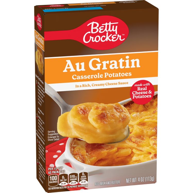 ベティクロッカー オーグラタン キャセロールポテト 113g Betty Crocker Au Gratin Casserole Potatoes 4 oz 【お取り寄せ商品】
