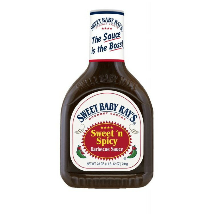 スウィートベイビーレイズ スイート＆スパイシー バーベキューソース 約790g Sweet Baby Ray's Sweet 'n Spicy Barbecue Sauce 28 oz. 【お取り寄せ商品】