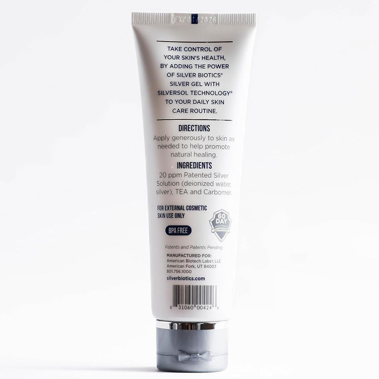 シルバーバイオティクス シルバージェル 114g (4oz) silver BIOTICS Silver Gel スキンケア ナノシルバー配合 保湿ジェル スキンジェル 無香タイプ【お取り寄せ商品】【合わせて買いたい】 speed-10043578 アメリカサプリ専門スピードボディ サンプル画像3