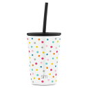 【最大1200円OFFクーポン】【在庫限り!】子供用クラシックタンブラー ストロー付き 水玉遊び 340ml (12oz) Simple Modern (シンプルモダン)