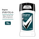 Degree Men モーションセンス ウルトラクリア ブラック&ホワイト デオドラント 汗 ニオイ対策 76g (2.7oz)【5月優先…