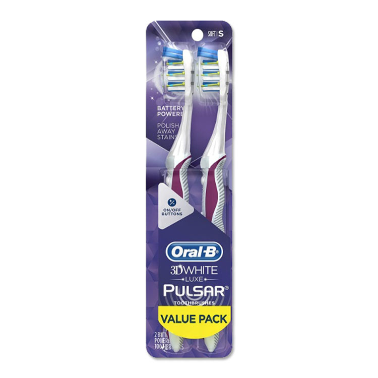 商品説明 ●歯茎に優しい革新的な毛が前後に振動し、汚れを取り除きます ●スプリットヘッドデザインが、歯茎をマッサージ 消費期限・使用期限の確認はこちら メーカー Oral-B（オーラルビー） ・製品ご購入前、ご使用前に必ずこちらの注意事項をご確認下さい。 Oral-B Pulsar 3d White Advanced Vivid Soft Toothbrush Twin Pack（Colors May Vary） 区分: 日用品・雑貨 広告文責: &#x3231; REAL MADE 050-3138-5220 配送元: CMG Premium Foods, Inc. オーラルケア クレスト 歯 歯茎 予防 デンタル 虫歯予防 歯ブラシ ハブラシ はぶらし