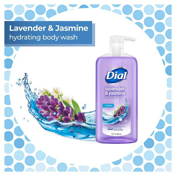 ダイアル ボディウォッシュ ラベンダー＆ジャスミンの香り 680ml(23floz) Dial Body Wash Lavender &amp; Jasmine ボディソープ 海外 アメリカ ダイヤル 人気 定番 2
