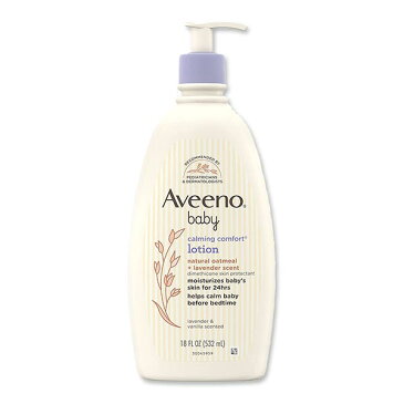 アビーノ ベビー カーミング コンフォート ローション ラベンダー & バニラ 532 ml (18fl oz) Aveeno Baby Calming Comfort Moisturizing Lotion with Relaxing Lavender & Vanilla Scents ボディローション うるおい