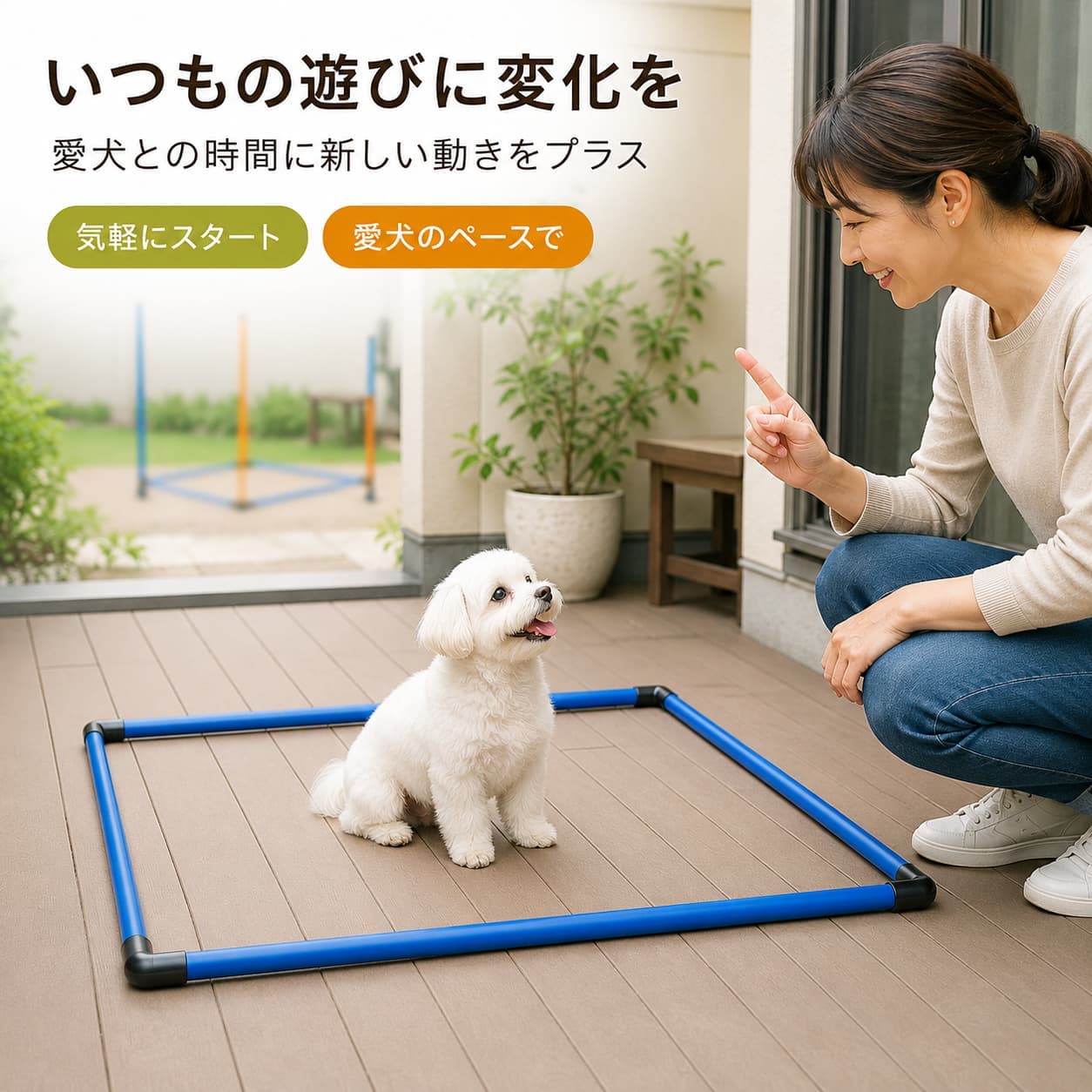 【今だけ5％OFF★】犬 アジリティ スラローム ハードル セット ドッグアジリティ ト...