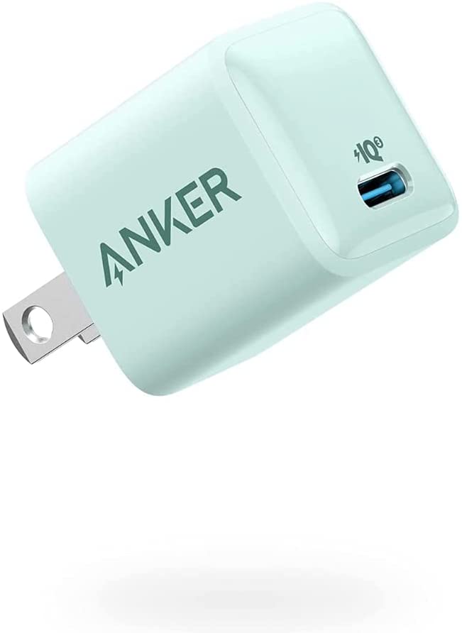 Anker 急速充電器 【新品】1週間以内発送　Anker PowerPort III Nano 20W (PD 充電器 20W USB-C 超小型急速充電器)【PSE技術基準適合 / PowerIQ 3.0 (Gen2)搭載】 iPhone 12 / 12 Pro iPad Air(第4世代) Android その他 各種機器対応 (ミントグリーン)