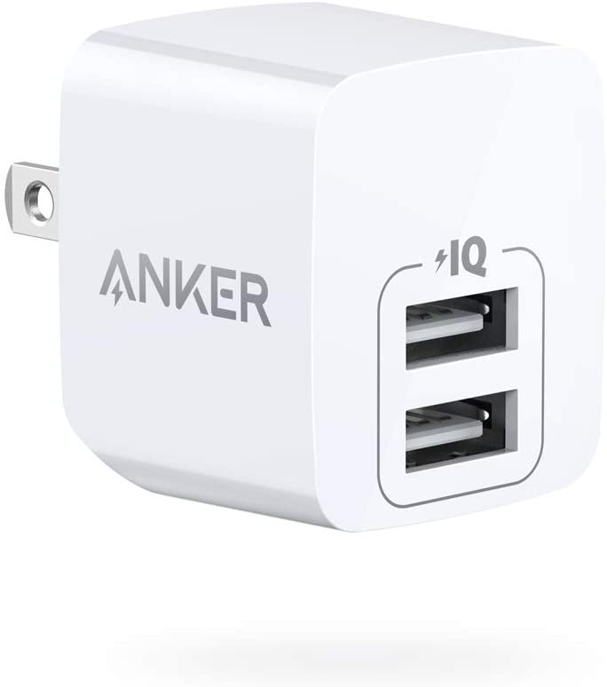 【新品】1週間以内発送 Anker PowerPort mini USB充電器 12W 2ポート 【PSE技術基準適合 折りたたみ式プラグ PowerIQ 超コンパクトサイズ 】iPhone iPad Android各種対応 ホワイト