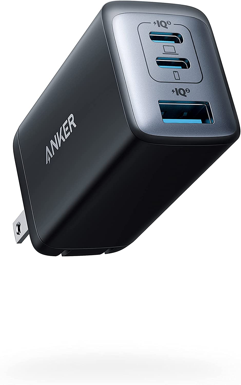 1週間以内発送 Anker PowerPort III 3-Port 65W Pod (USB PD 充電器 USB-A & USB-C 3ポート)（ブラック）