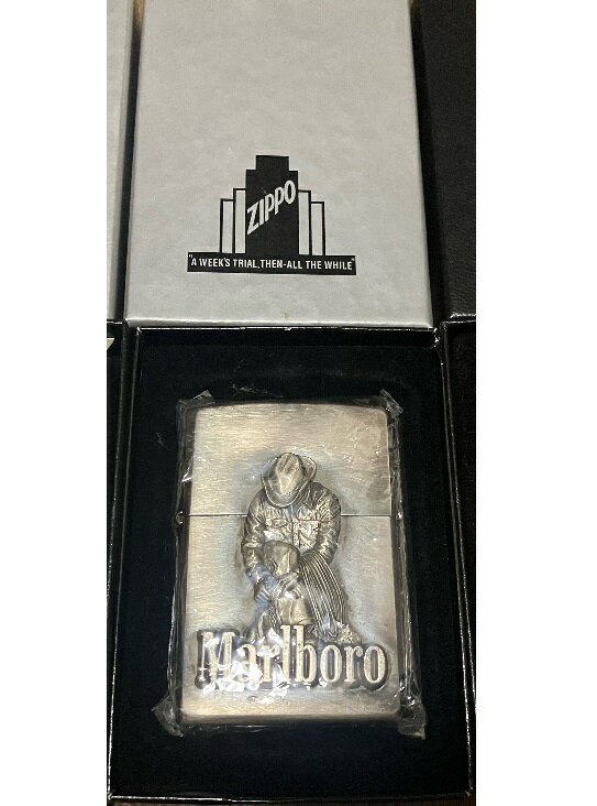 【新品】1週間以内発送　【委託販売】【グランジシルバー】マルボロマンジッポー Marlboro zippo ライ..