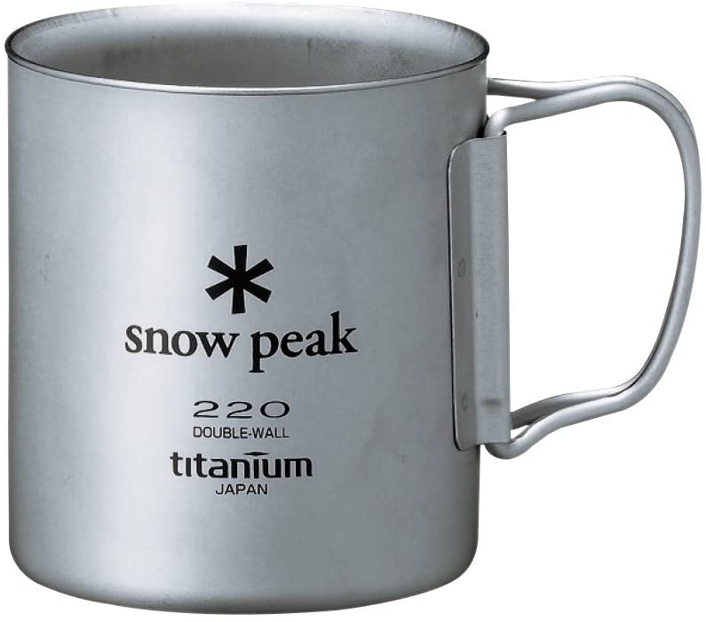 Rakuten - 【新品】1週間以内発送 スノーピーク(snow peak) チタンダブルマグ 220ml MG-051FHR
