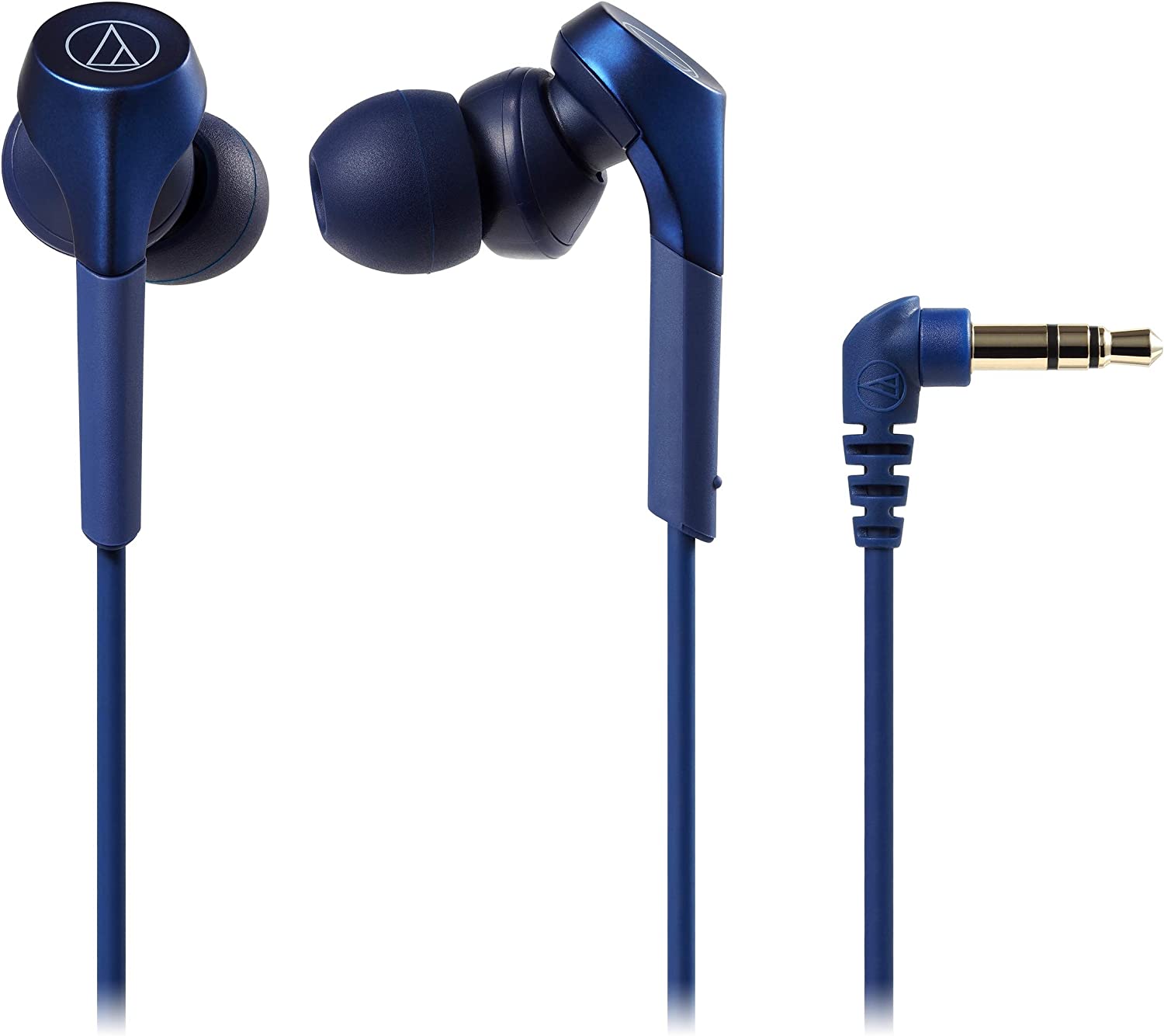 【新品】1週間以内発送 オーディオテクニカ audio-technica SOLID BASS カナル型イヤホン 重低音 ハイレゾ音源対応 ブルー ATH-CKS550X BL