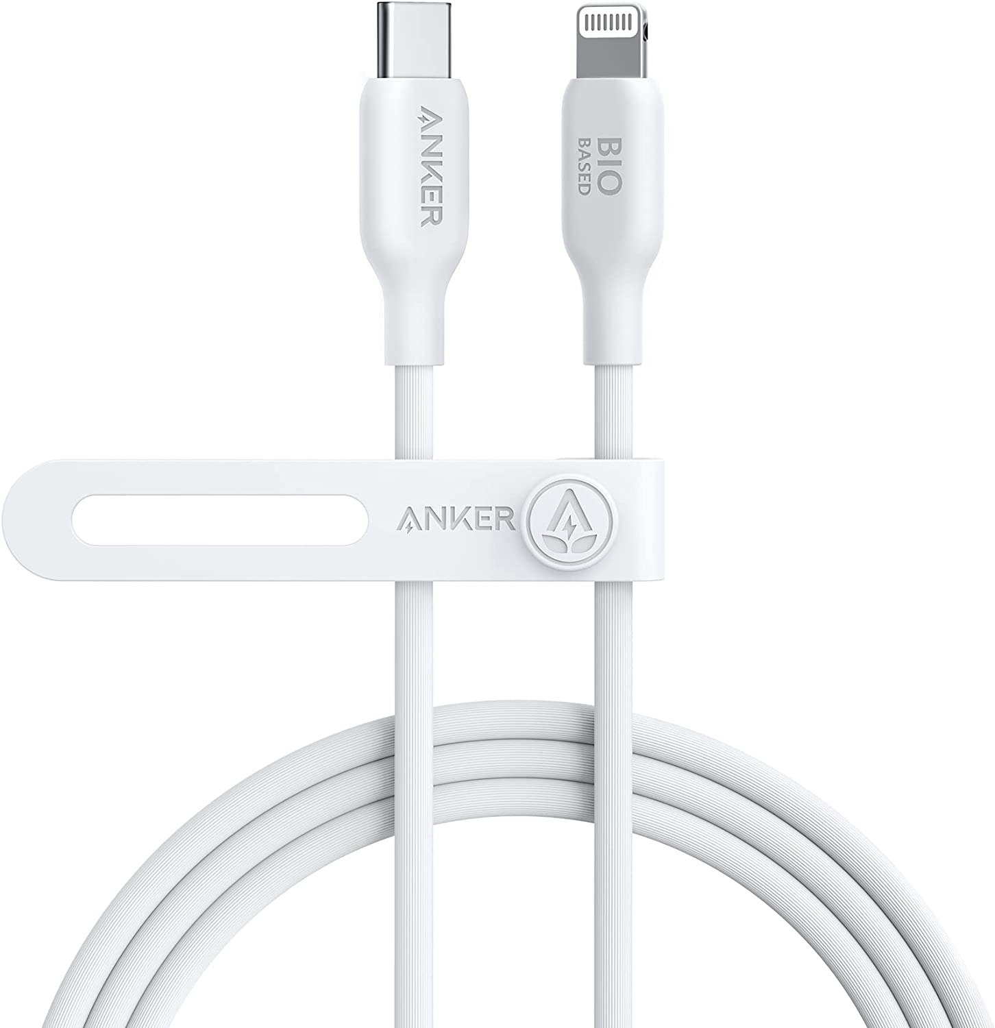 【新品】1週間以内発送 Anker 541 エコフレンドリー USB-C & ライトニング ケーブル MFi認証 植物由来素材 急速充電 iPhone 14 / iPhone 13 / 13 Pro / 12 / 11 / X/XS/XR / 8 Plus 各種対応 (1.8m ホワイト)
