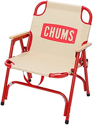 【新品】1週間以内発送 チャムス (CHUMS) バックウィズチェア アウトドア ベージュ レッド