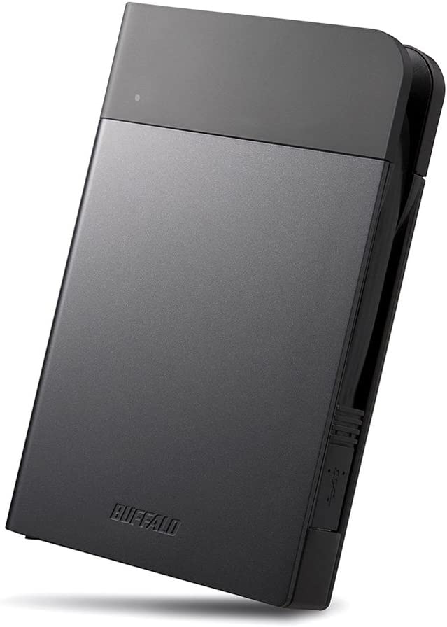 �ڿ��ʡ�1���ְ���ȯ�� �Хåե����� BUFFALO IC�����ɥ��å�����б�MIL���ڥå��Ѿ׷�ܥǥ�����ũ���ɿХݡ����֥�HDD 1TB �֥�å� HD-P...