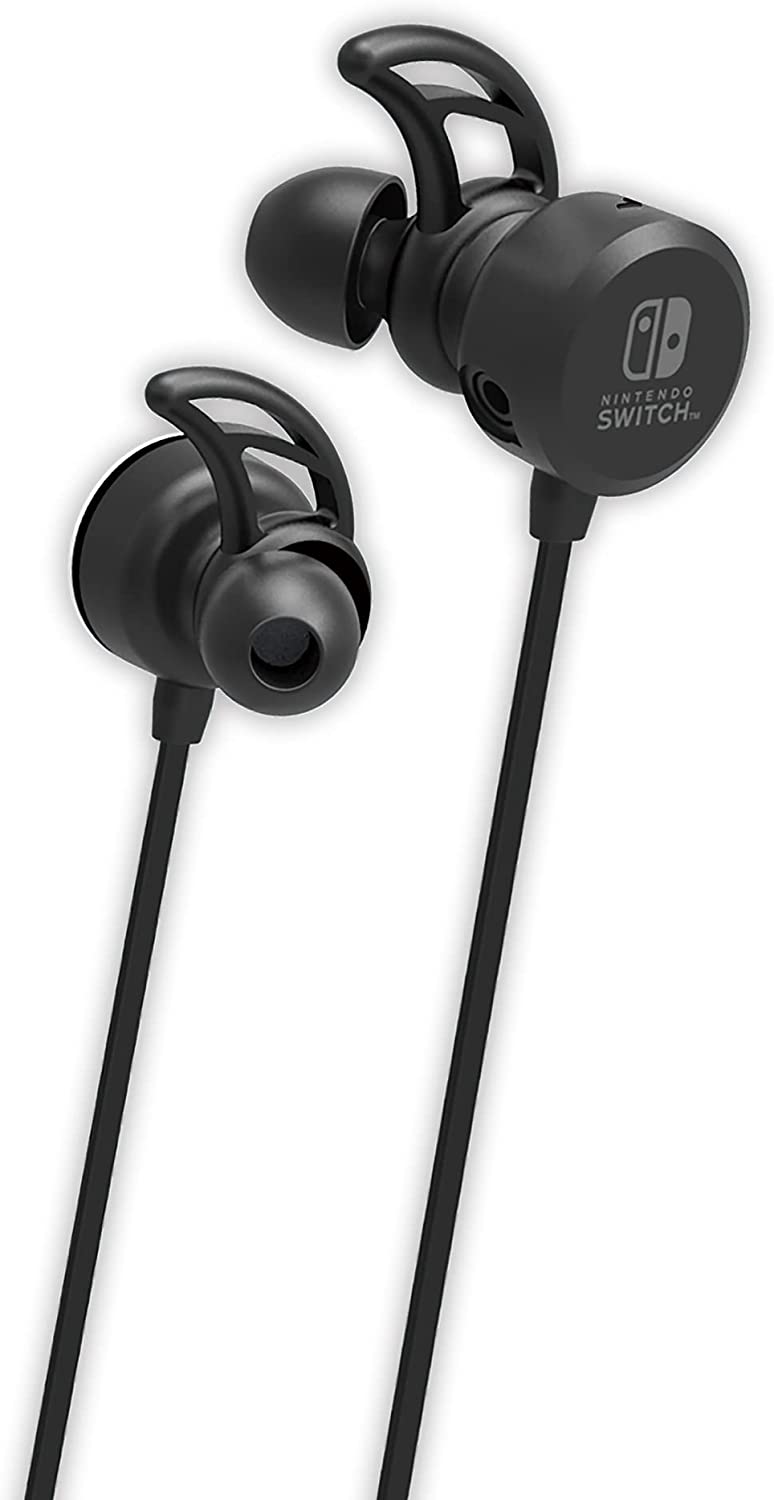 【新品】1週間以内発送 【任天堂ライセンス商品】ミキサー付き ホリゲーミングヘッドセット インイヤー for Nintendo Switch ブラック【Nintendo Switch Online ボイスチャット対応】