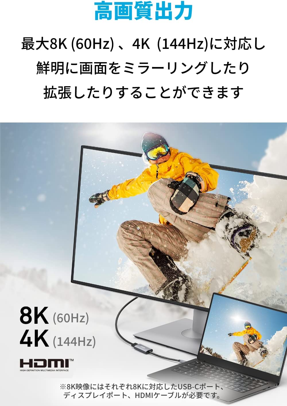 Anker 518 USB-C ハブ 7-in-1 コンパクト 画像2