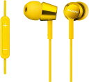 【新品】1週間以内発送 ソニー イヤホン MDR-EX150IP : カナル型 iPhone/iPod/iPad用リモコン・マイク付き イエロー MDR-EX150IP Y(2)