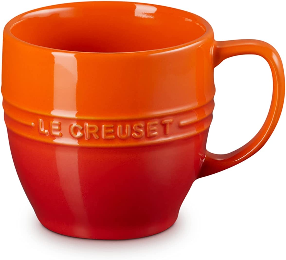 ル・クルーゼ マグカップ 【新品】1週間以内発送 ル・クルーゼ(Le Creuset) レジェ マグ マグカップ 350 ml オレンジ 耐熱 耐冷 電子レンジ オーブン 対応