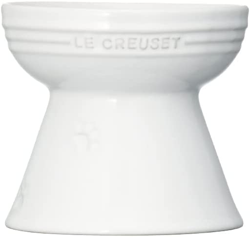 【新品】1週間以内発送 ル・クルーゼ Le Creuset ハイスタンド・ペットボール ホワイト 犬 猫 防汚 電子レンジ 対応