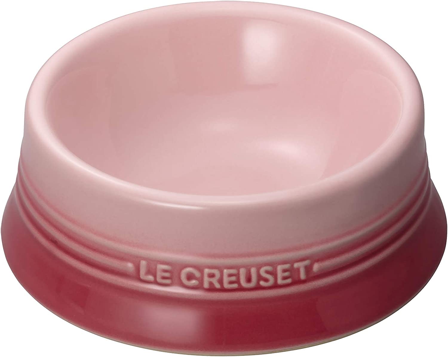 【新品】1週間以内発送 ル・クルーゼ Le Creuset ペットボウル ペットボール M ナチュラルピンク 防汚 電子レンジ 対応