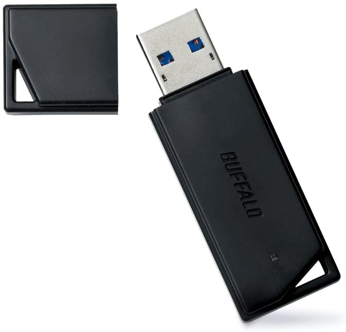 【新品】【同梱不可】1週間以内発送 バッファロー USBメモリ 64GB USB3.2 Gen1 3.1 Gen 1 3.0 2.0 RUF3-K64GA-BK N