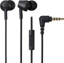 【新品】1週間以内発送 Audio Technica イヤホン ATH-CK350XiS カナル型 有線 リモコン マイク付き ブラック 再生プラスチック配合 ATH-CK350XiS BK 小型
