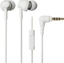 【新品】1週間以内発送 Audio Technica イヤホン ATH-CK350XiS カナル型 有線 リモコン マイク付き ホワイト 再生プラスチック配合 ATH-CK350XiS WH 小型