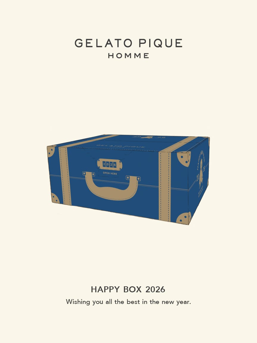 【新品】1月入荷次第発送予定 【福袋】【MEN'S SIZE】 オンラインストア限定 GELATO PIQUE HOMME HAPPY BOX 2026 gel...