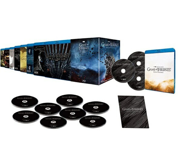 ゲーム・オブ・スローンズ(第一章～最終章) ブルーレイ コンプリート・シリーズ(30枚組+ボーナス・ディスク3枚付) Blu-ray Game of Thrones GOT 