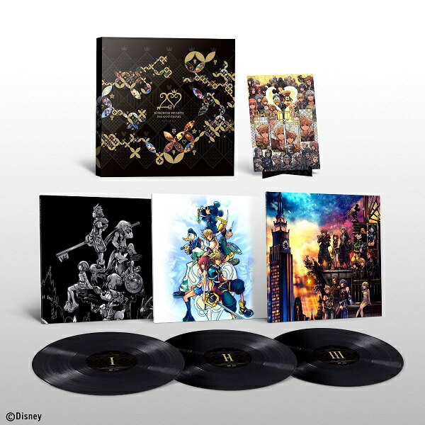 【新品】1週間以内発送【豪華仕様BOX】【封入特典】KINGDOM HEARTS 20TH ANNIVERSARY VINYL LP BOX アナログ盤 キングダム ハーツ アナログレコードBOX 20周年記念