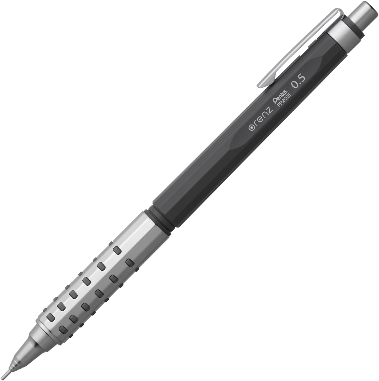 Rakuten - 【新品】【同梱不可】5日以内発送 ぺんてる シャープペン オレンズAT 0.5mm グレー XPP2005-N シャープペンシル