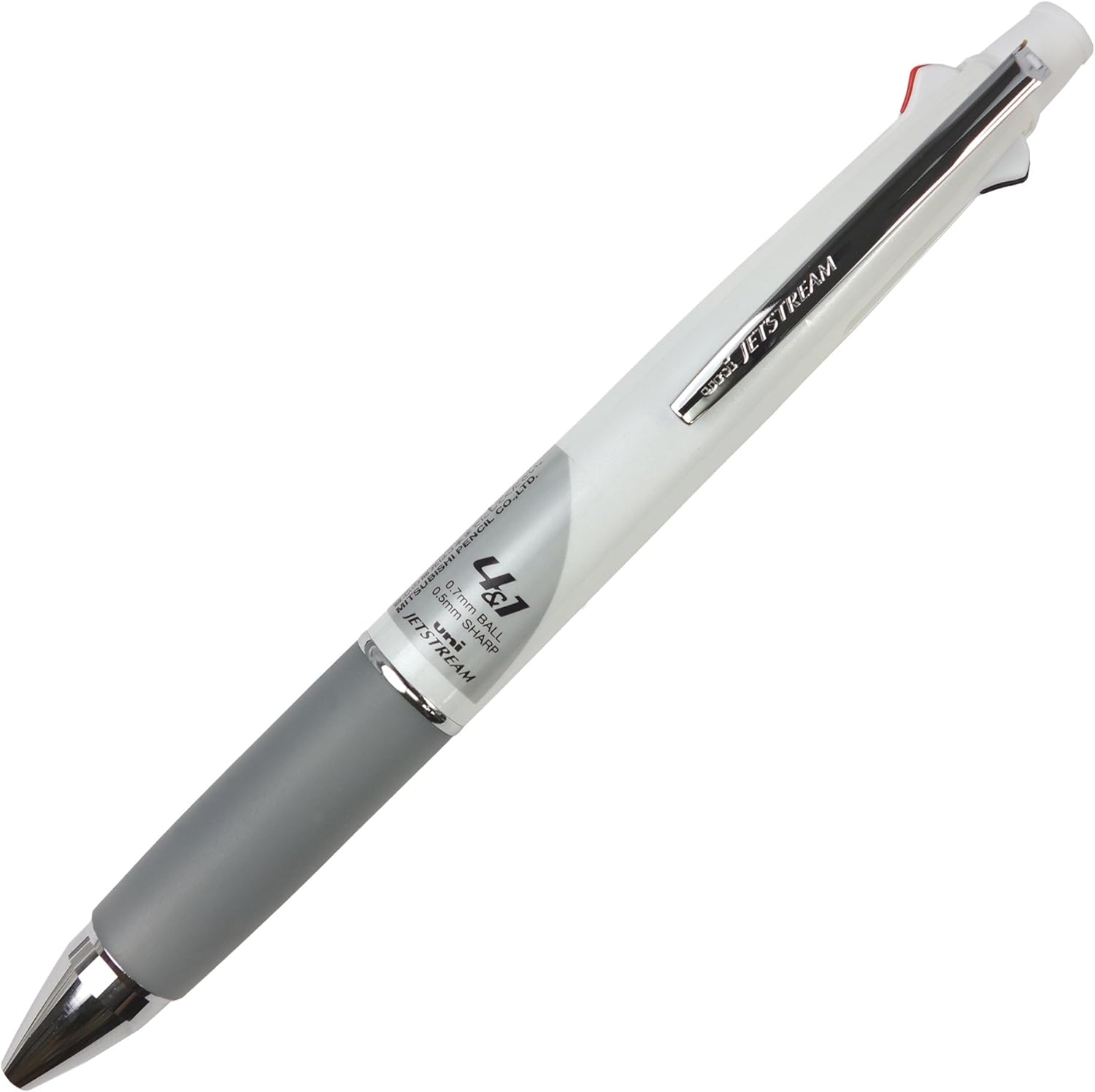 Rakuten - 【新品】【同梱不可】5日以内発送 三菱鉛筆 多機能ペン ジェットストリーム 4&1 0.7 ホワイト 書きやすい MSXE510007.1