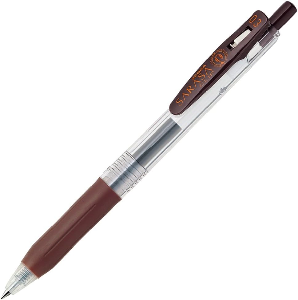 Rakuten - 【新品】【同梱不可】5日以内発送 ゼブラ(ZEBRA) ジェルボールペン サラサクリップ 0.3 茶 10本 B-JJH15-E