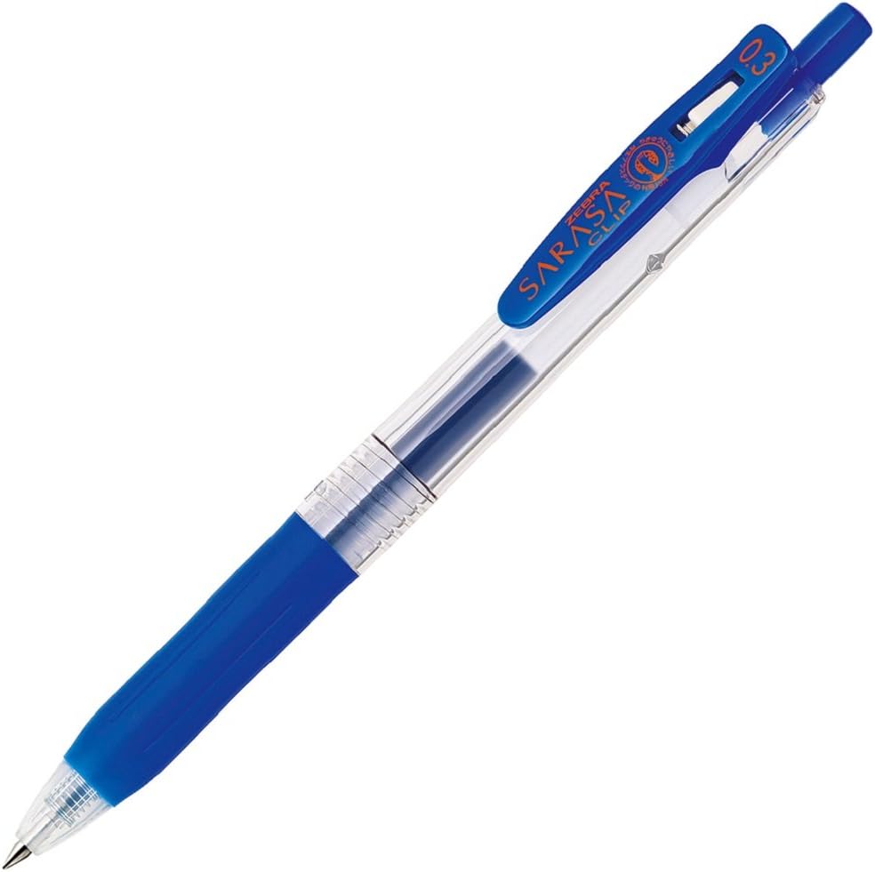 Rakuten - 【新品】【同梱不可】5日以内発送 ゼブラ ジェルボールペン サラサクリップ 0.3 青 10本 B-JJH15-BL