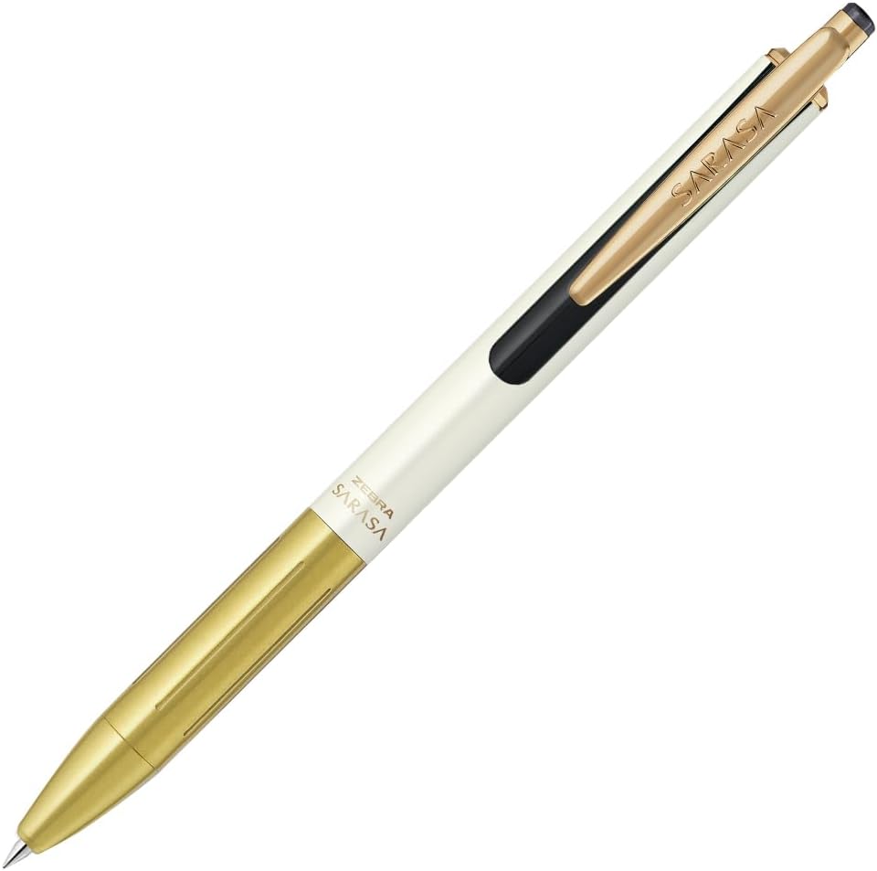 Rakuten - 【新品】【同梱不可】5日以内発送 ゼブラ ジェルボールペン サラサグランド 20周年記念モデル 0.5mm ホワイトゴールド軸 黒インク P-JJ56-20TH-WGO