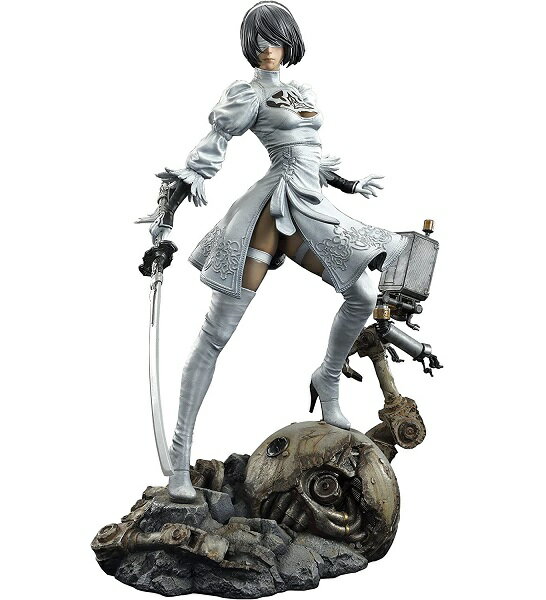 【新品】【即納】SQUARE ENIX MASTERLINE NieR:Automata 1/4scale - 2B (YoRHa No. 2 Type B) 2P Color Ver. ニーアオートマタ ヨルハ二号B型 コレクタブルスタチュー ゲーム コレクション 「迫力のスケール感で佇む、静かな戦闘人形。」 ニーアレプリカント フィギュア