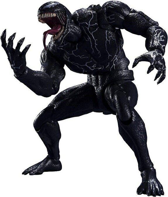 【新品】1週間以内発送　S.H.フィギュアーツ ヴェノム: レット・ゼア・ビー・カーネイジ ヴェノム 約190mm PVC&ABS製 塗装済み可動フィギュア VENOM LET THERE BE CARNAGE ダークヒーロー S.H.Figuartsのサムネイル