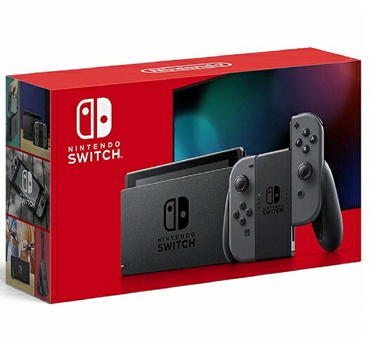 【新品】1週間以内発送 Nintendo Switch 本体 (ニンテンドースイッチ) Joy-Con(L)/(R) グレー(バッテリー持続時間が長くなったモデル) ..